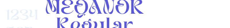 MEQANOR Regular font