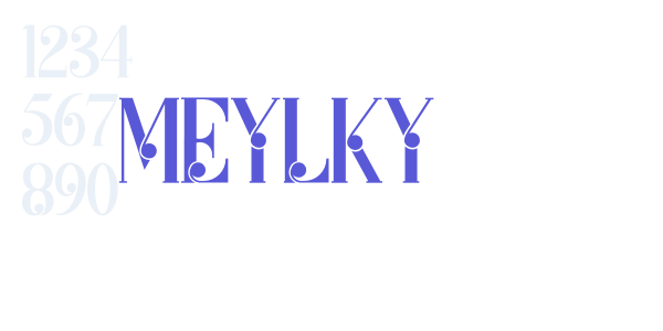 MEYLKY font free