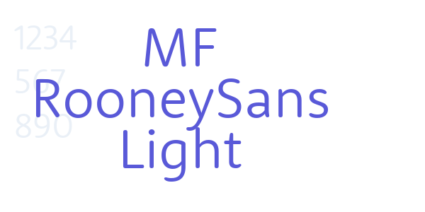 MF RooneySans Light font free