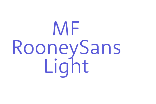 MF RooneySans Light Font