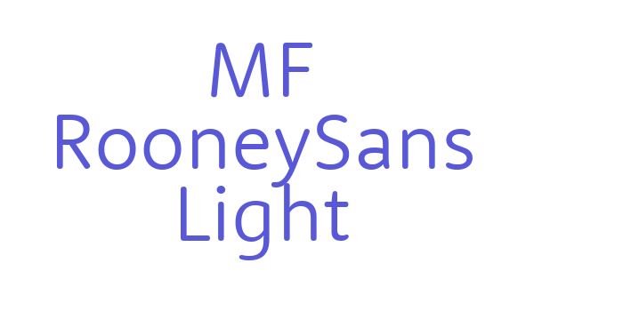 MF RooneySans Light Font Download