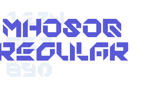 MHOSOQ Regular Font Download