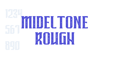 MIDELTONE ROUGH-font-download