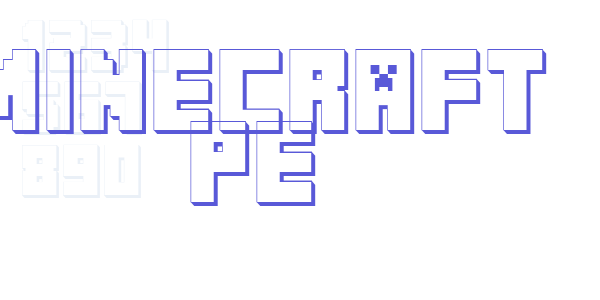 MINECRAFT PE font free