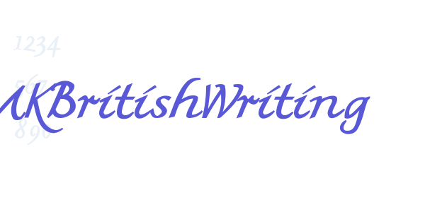 MKBritishWriting font free