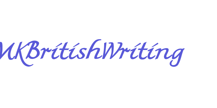 Download MKBritishWriting Font