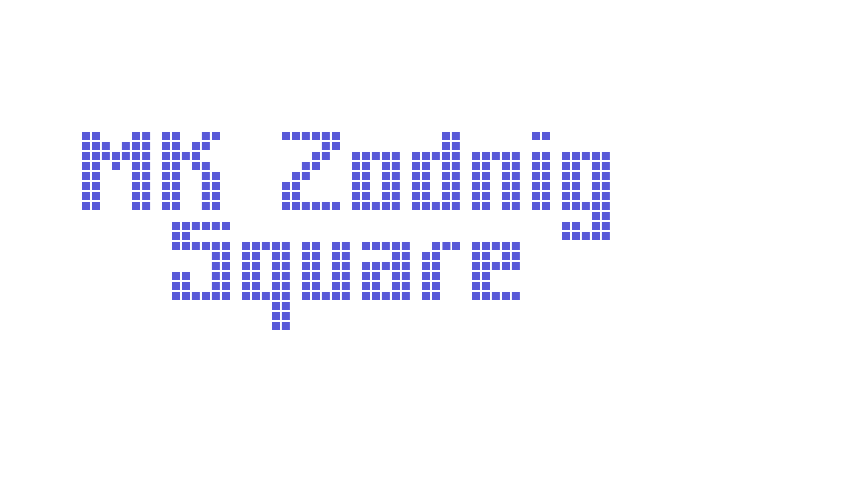 MK Zodnig Square Font Download