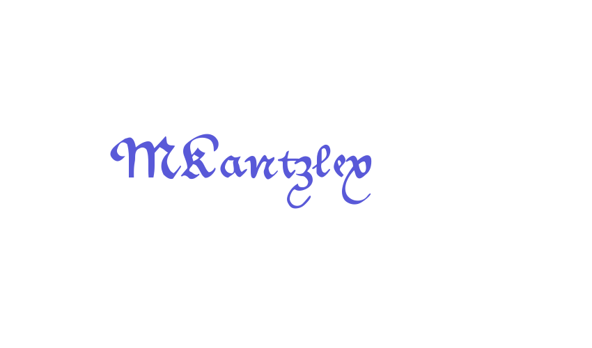 MKantzley Font