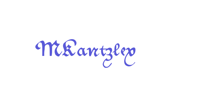 MKantzley Font Download