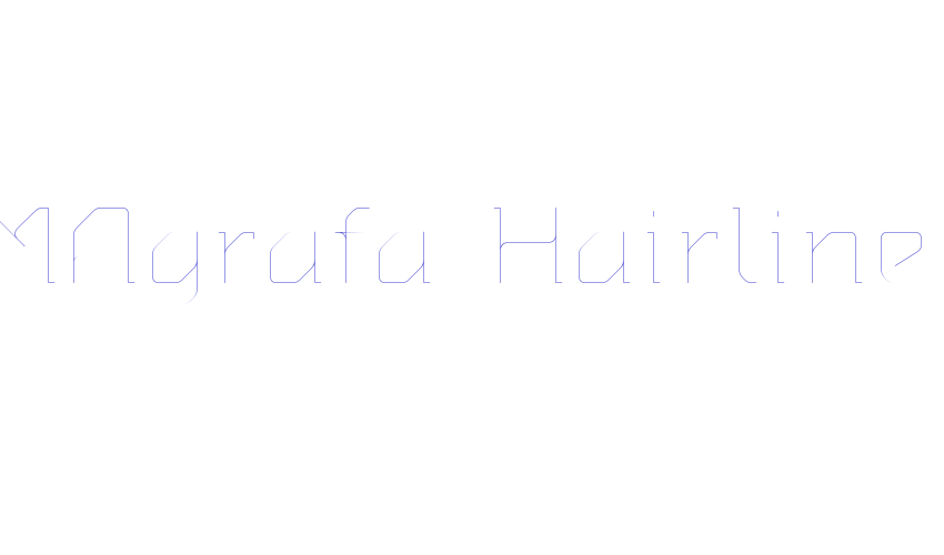 MMAgrafa-Hairline Font