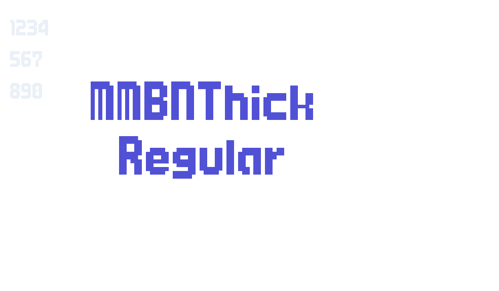 MMBNThick Regular-font-download