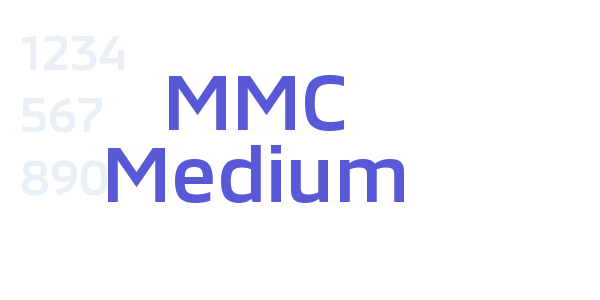 MMC Medium font free