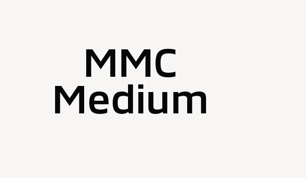 MMC Medium Font