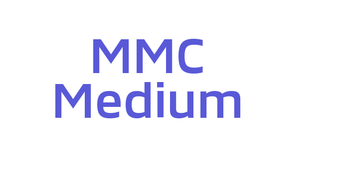 MMC Medium Font