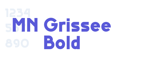 MN Grissee Bold font free