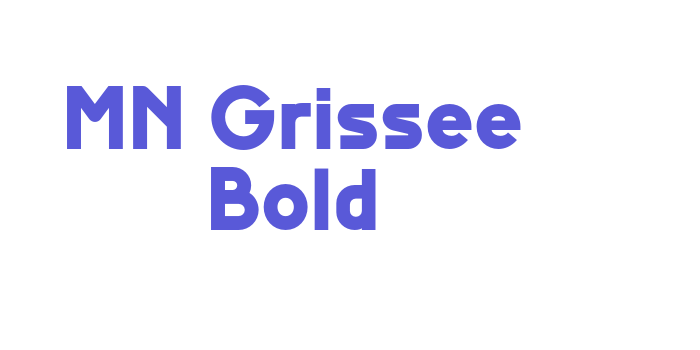 MN Grissee Bold Font Download