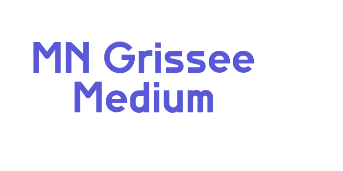 MN Grissee Medium Font Download