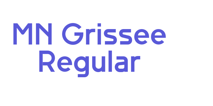 MN Grissee Regular Font