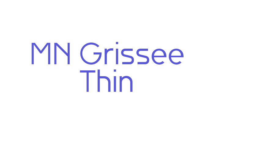 MN Grissee Thin Font Download