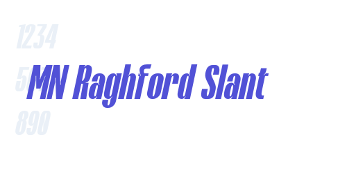 MN Raghford Slant-font-download
