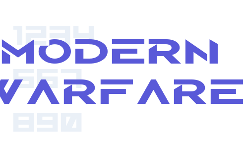 MODERN WARFARE Font