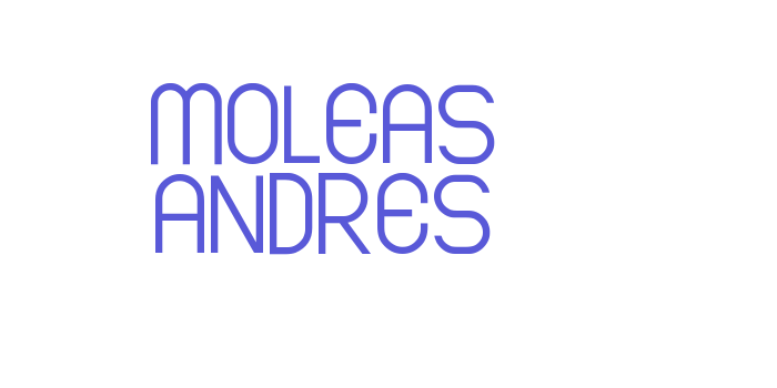 MOLEAS ANDRES Font Download