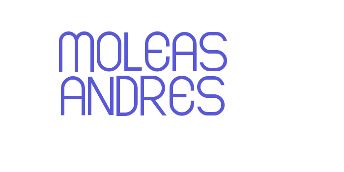 MOLEAS ANDRES Font