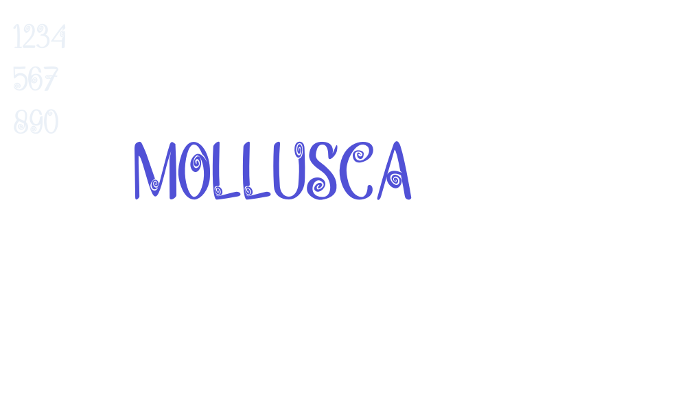 MOLLUSCA-font-download