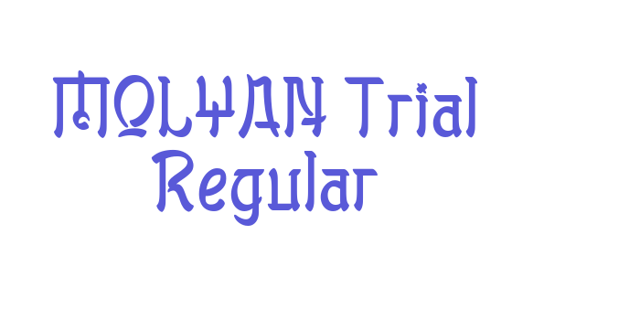 MOLYAN Trial Regular Font Download