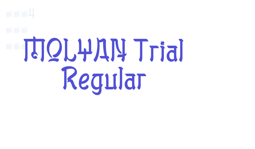 MOLYAN Trial Regular-font-download