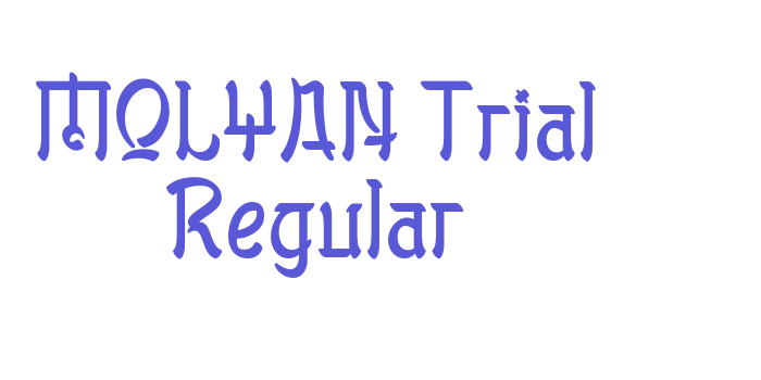 MOLYAN Trial Regular Font