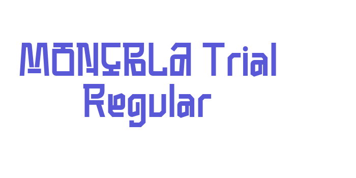 MONCBLA Trial Regular Font Download