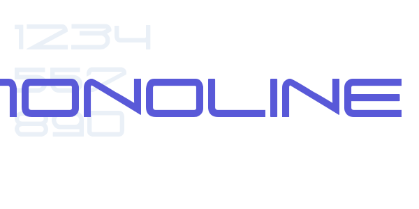 MONOLINE font free