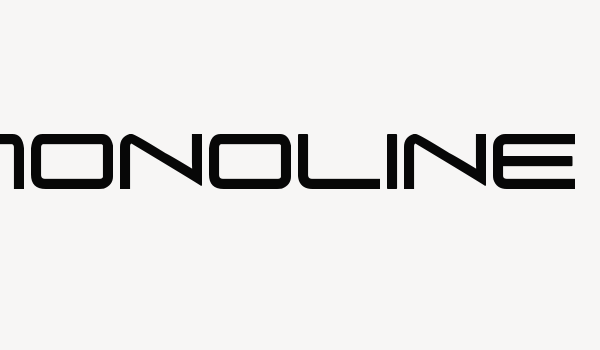 MONOLINE Font