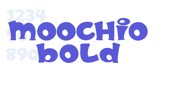 MOOCHIO Bold font