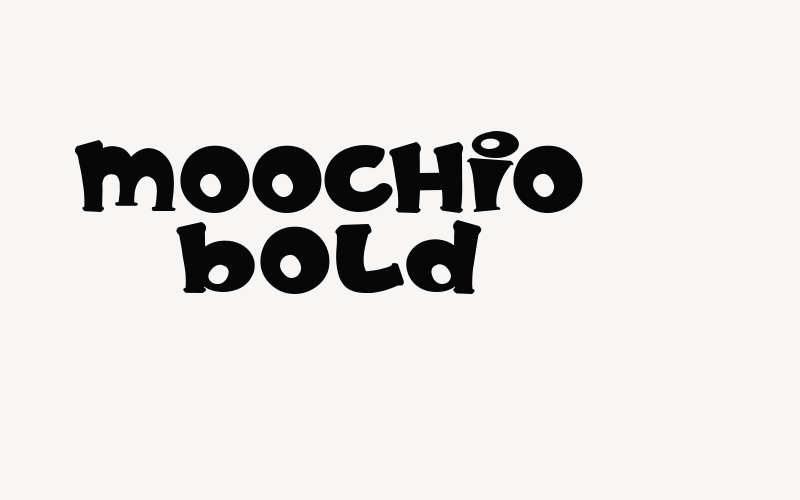 MOOCHIO Bold Font