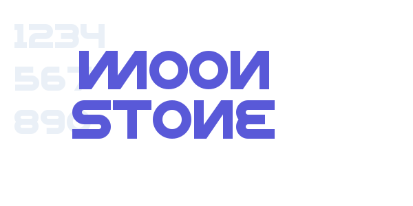 MOON STONE font free