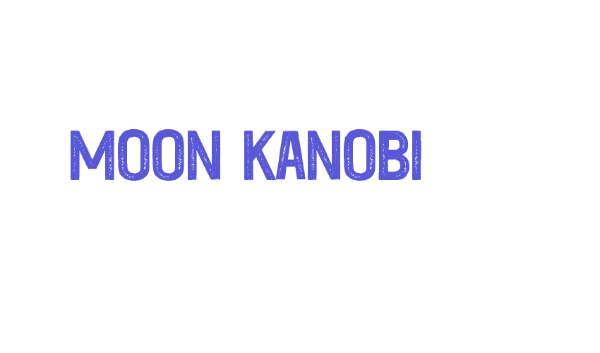 MOON KANOBI Font Download