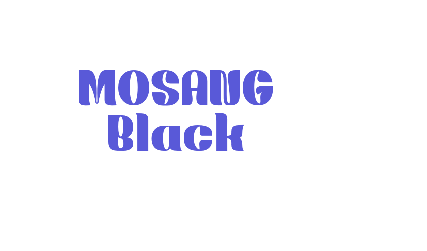 MOSANG Black Font Download