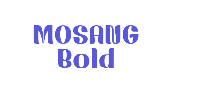 MOSANG Bold Font Download