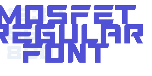MOSFET Regular Font-font-download