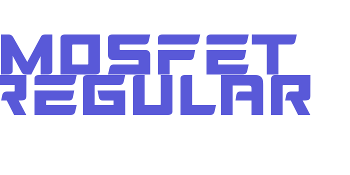 MOSFET Regular Font Download