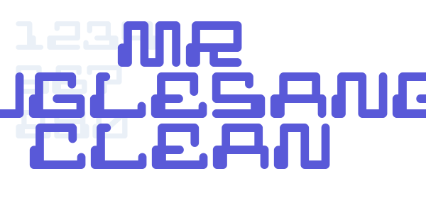 MR FUGLESANG CLEAN font