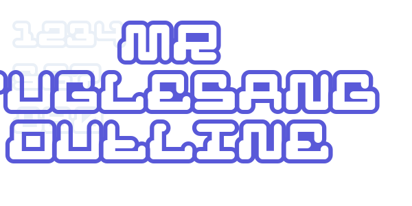 MR FUGLESANG OUTLINE font