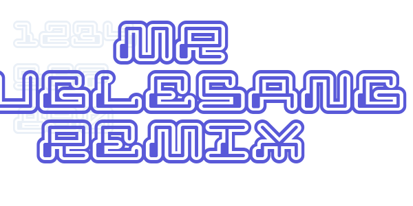 MR FUGLESANG REMIX font