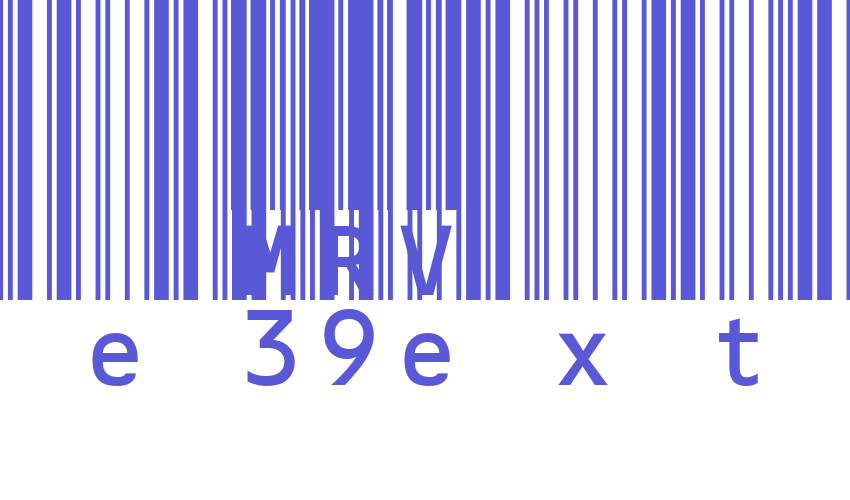 MRV Code39extMA Font Download