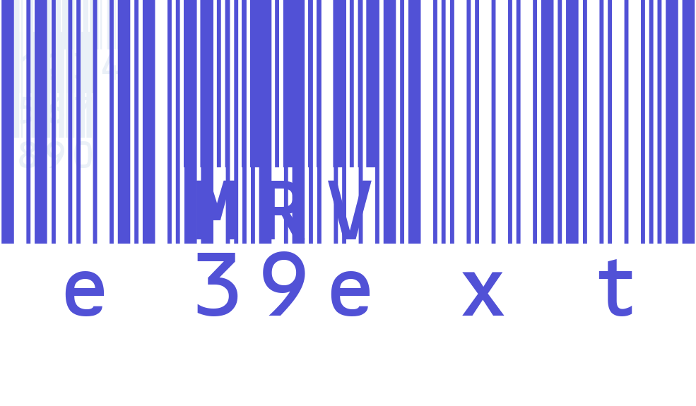 MRV Code39extMA-font-download