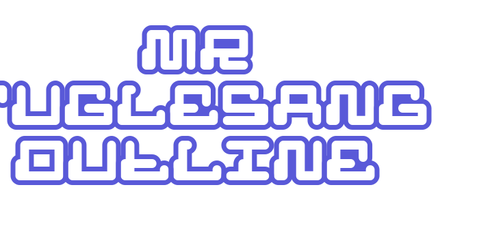 MR FUGLESANG OUTLINE Font Download