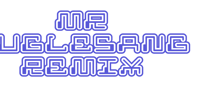 MR FUGLESANG REMIX Font Download