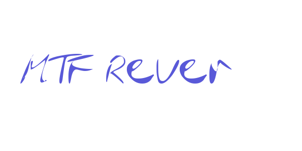 MTF Rever font free